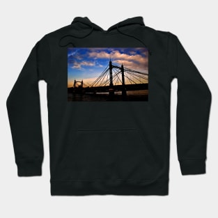 Albert Bridge River Thames London Hoodie